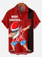 Men's Christmas Funny Graphic Short Sleeve Hawaiian Shirt
